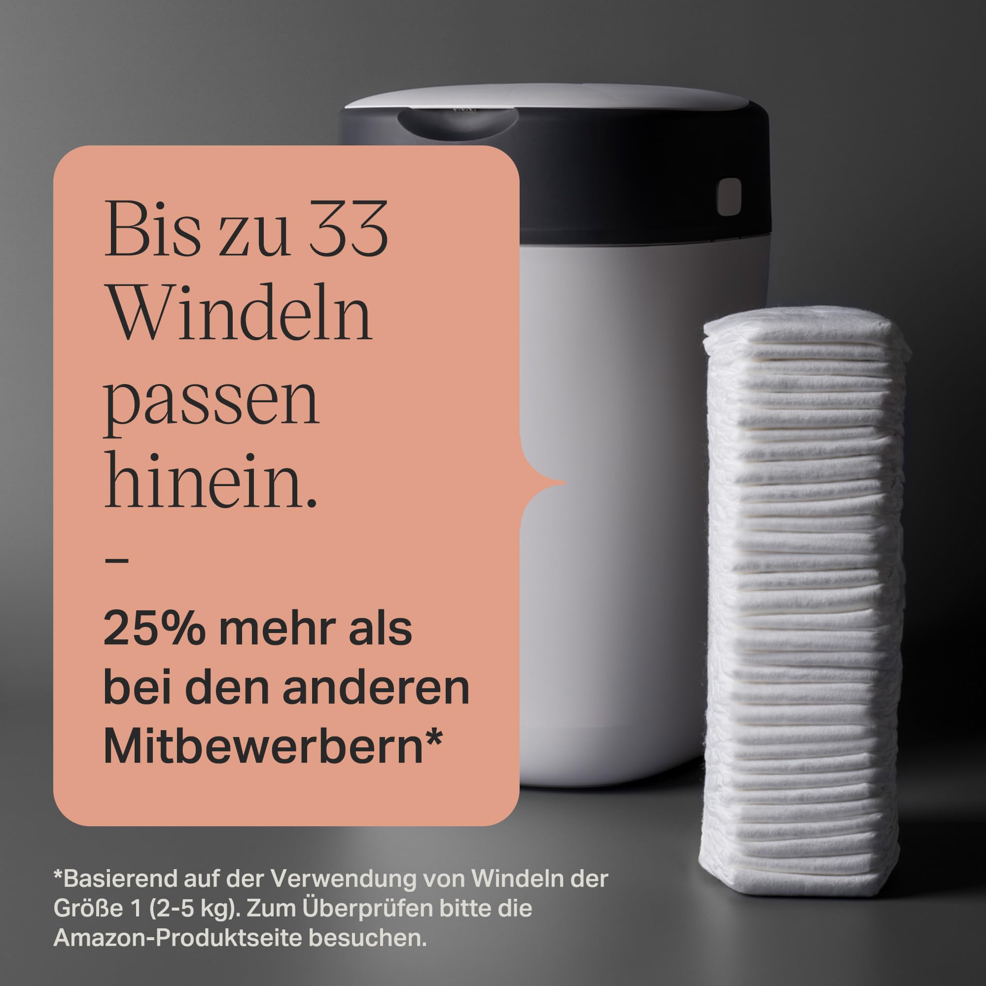 Tommee Tippee Twist & Click Advanced Windeleimer, mit 12-er Pack Nachfüllkassetten mit einer mehrschichtigen, antibakteriellen Folie gefüllt, Weiß (Verpackung kann variieren) 6