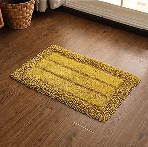 Amazon.com: Yujiayi Bathroom Rug Soft Microfiber Bath Mat ...