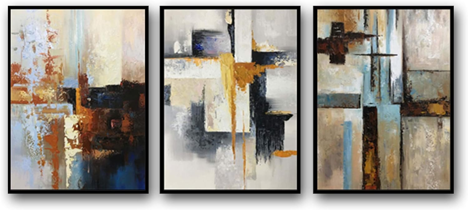 Art Wall Canvas Framed Piece 3 For 32x48inch Hang To Ready Decoration Home For Artwork Clarity Of Sea Painting Oil Ink Abstract Bedroom Room Living Paintings Wall Decor To Provide You With A