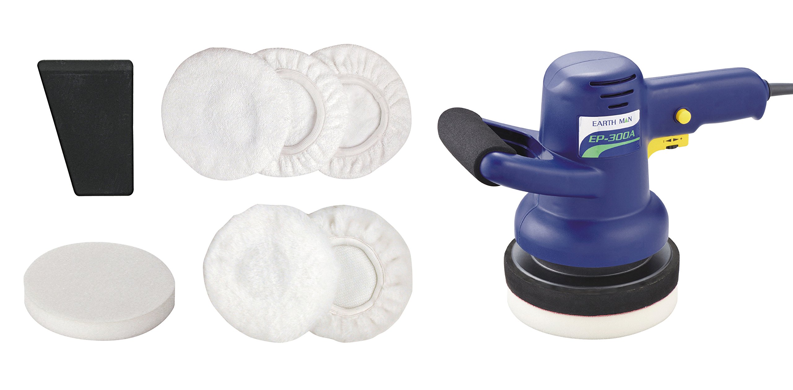 高儀(Takagi) 【燕三条ブランド】 EARTH MAN 電動ポリッシャー ミニポリッシャー ポリッシャー ワックスがけ、磨きに ダブルアクション&無段変速 パッド付属 AC100V 車 EP-300A商品画像