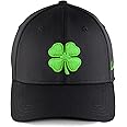 Black Clover Premium Clover 51 Flex Cap, Black/Lime, S/M