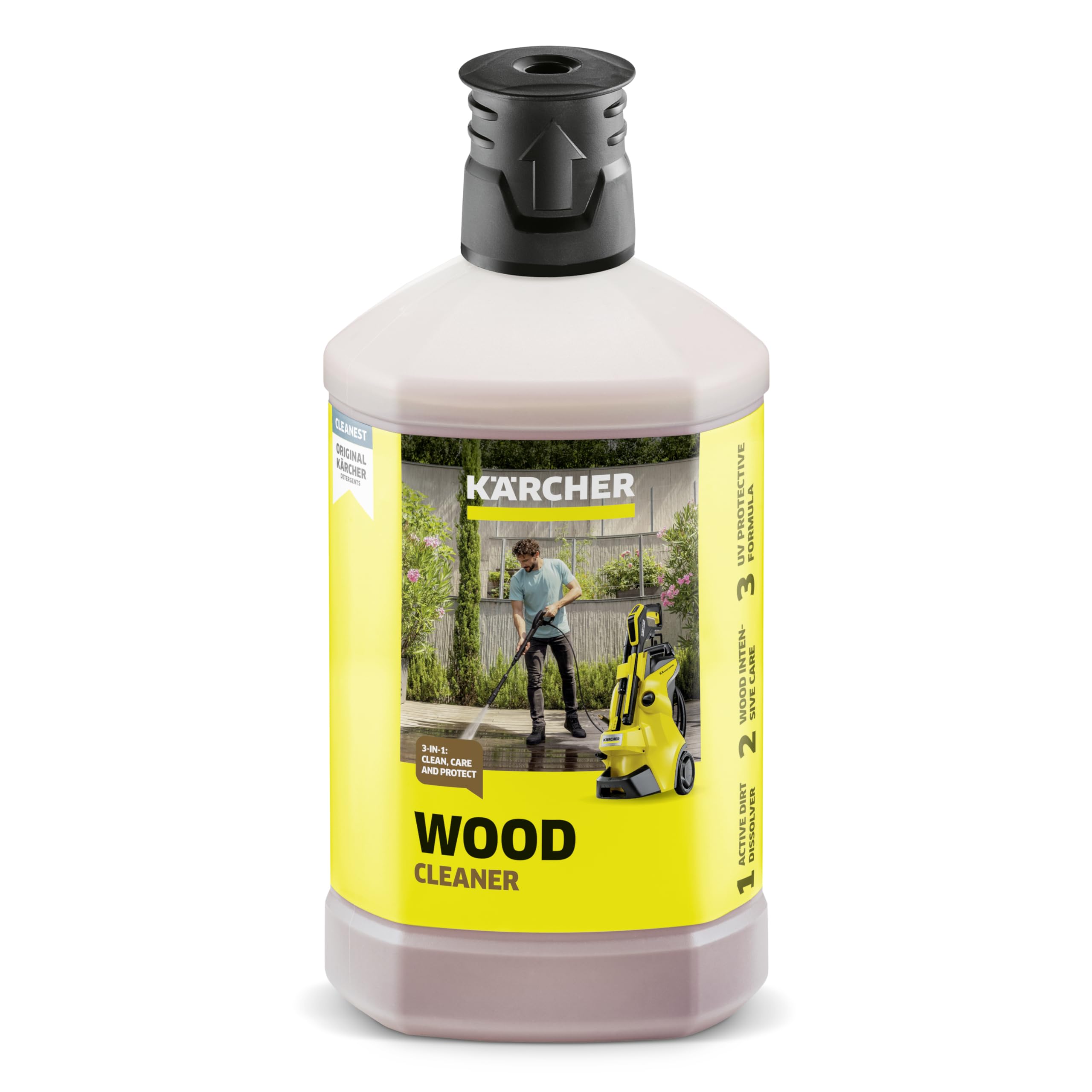 Kärcher 62957570 3-in-1 Wood Plug and Clean Pressure Washer Detergent, 6.295-757.0