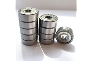 DEEG R4AZZ Ball Bearings ID1/4 inch bore X OD 3/4X 9/32 Sealed Bearing 10PCS