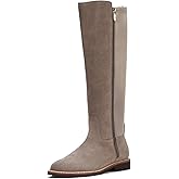 Donald Pliner Women's ISLA Calf Suede Knee High Boot, Driftwood, 5.5