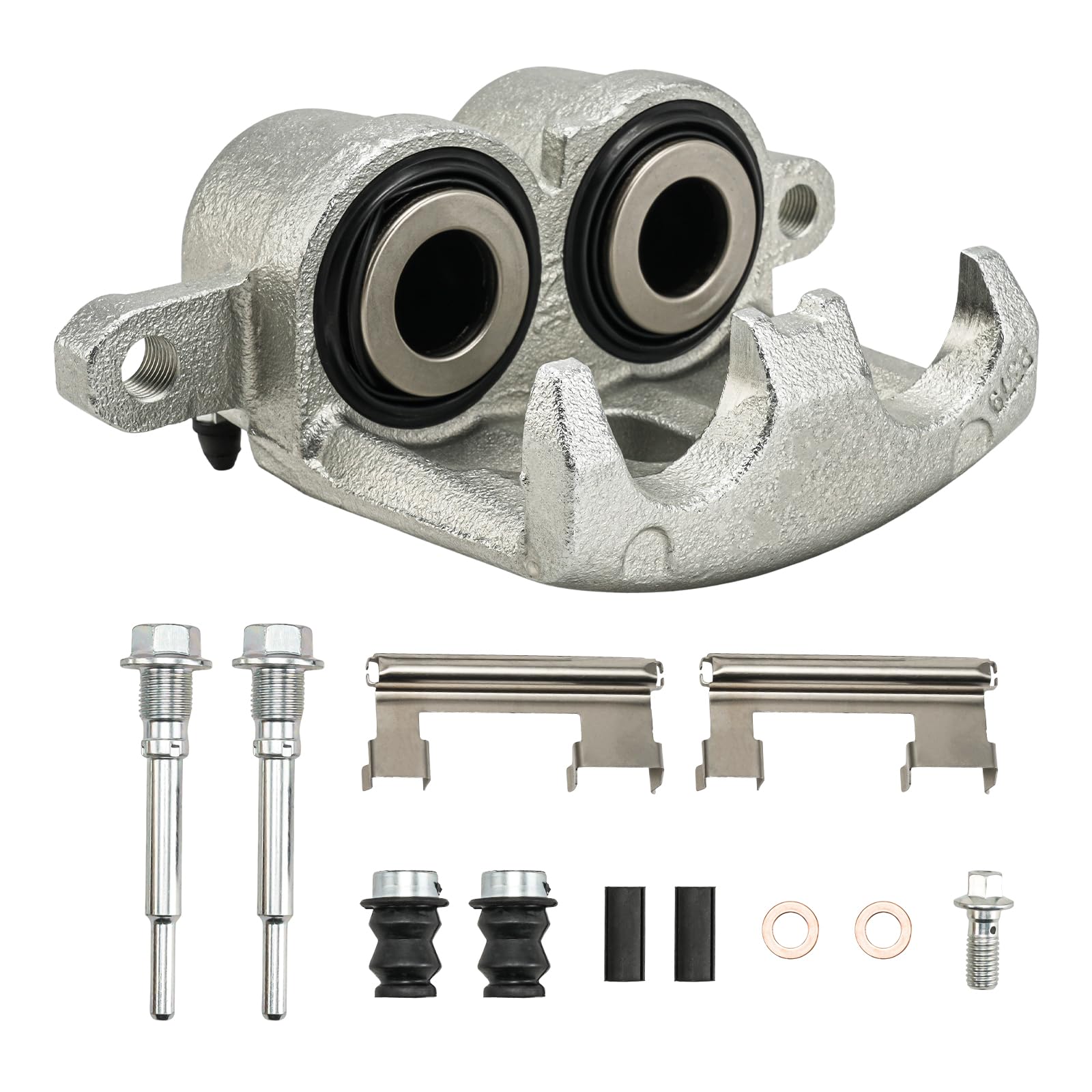 Photo 1 of PHILTOP Brake Caliper Front Left Compatible with 1999-2006 Chevrolet Silverado 1500, 2001-2010 Chevrolet Silverado 2500 HD, 1999-2006 GMC Sierra 1500, 2000-2006 Chevrolet Tahoe, 18-4729