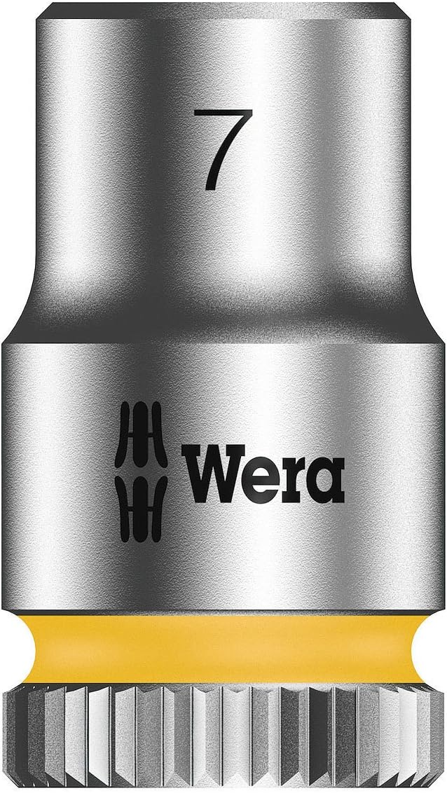 Wera Zyklop Socket 1/4in Drive 7mm, Silver, 1/4 Zoll - 7,0 mm