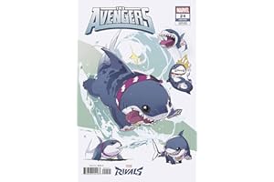 Avengers (9th Series) #24C VF/NM ; Marvel comic book | 790 It's Jeff the Landshark Shark Rivals Variant