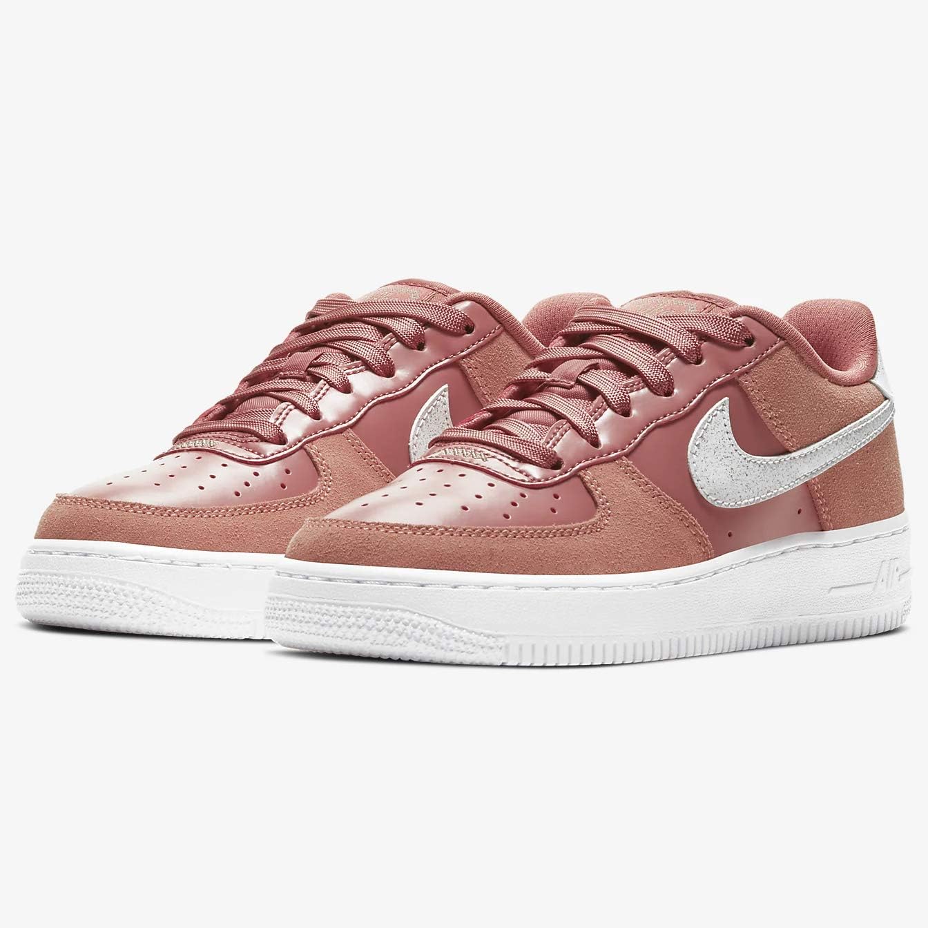 Amazon ナイキ エア フォース 1 Lv8 バレンタインデー J Air Force 1 Lv8 Valentines Day ピンク ゴールド ホワイト Cd7407 600 日本国内正規品 23 5cm Nike ナイキ ランニング