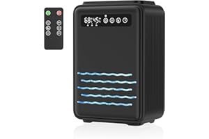 PANCELLENT Updated Dehumidifier (Remote control) for Bedroom, 95 OZ Water Tank, 800 sq.ft Quiet Small Dehumidifiers for Basement Home Bathroom with Auto Shut Off, 7 Colors LED Light, Black