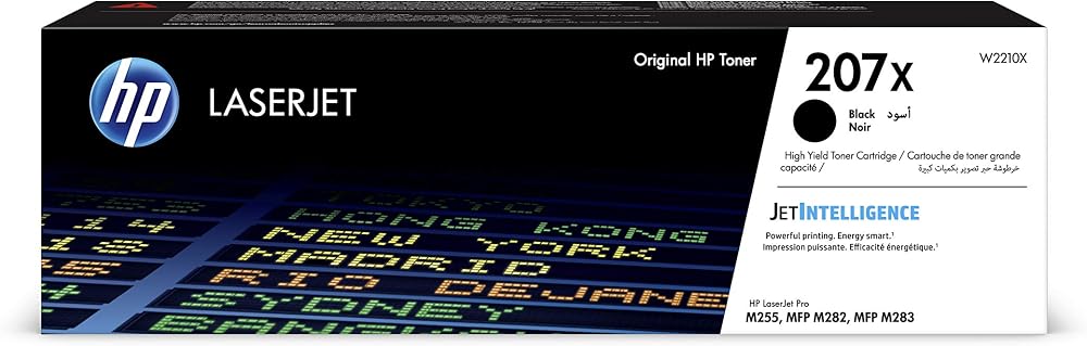 HP W2210X 207X High Yield Black Original LaserJet Toner Cartridge