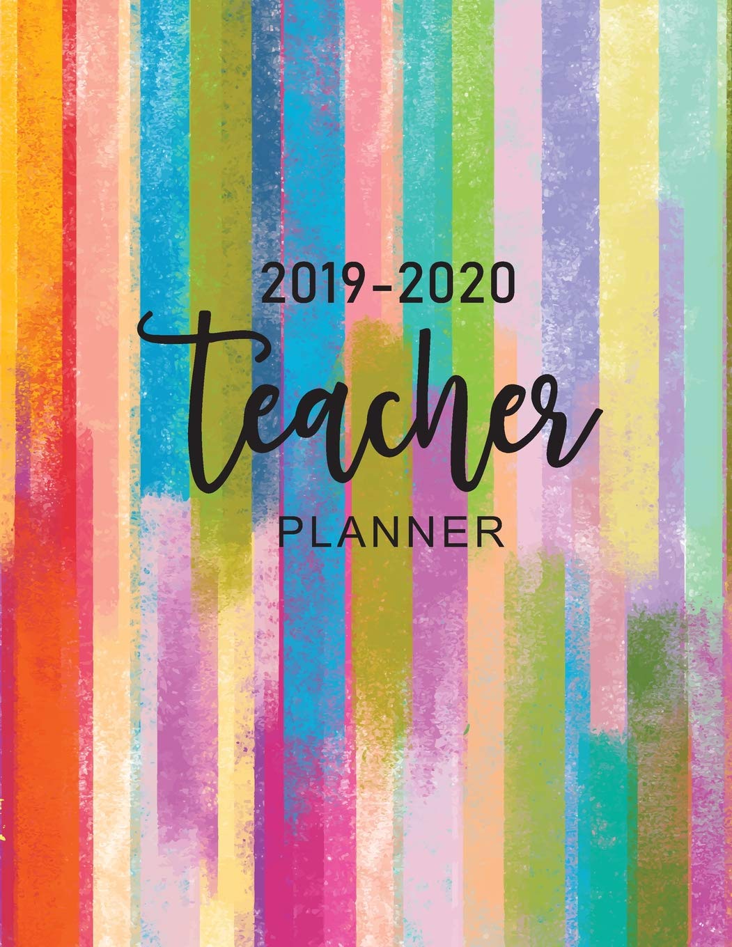 Read Teacher Planner 20192020 Water Color Full Cover Daily Weekly
