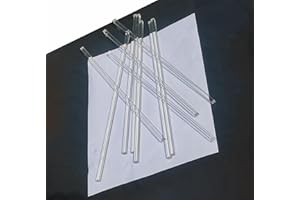 ELIPHS Clear Acrylic Square Rods PLEXIGLASS Lucite Plastic Rod (1/4" x1/4",10pcs, Acrylic Square rods-12in)