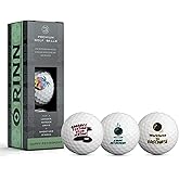 O'RINN 3 Pack Funny Golf Balls for Retirement Gifts - Men and Women - 3 Messages - Standard Size - 3 Pieces