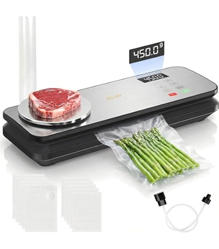 Sacs Sous Vide Alimentaire Bonsenkitchen 3 Rouleaux 28cm X 5m - Conservation Et Cuisson Sous Vide Sans BPA