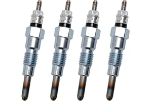 Coimoviol M811937 MIU802457 Glow Plug 4PCS Fit for John Deere X495 X595 X740 X744 X748 X749 X750 X754 X758 1435, 1023E 1025R 1026R 2025R 2026R 855D, Fit for Yanmar Engine 3TNV76 3TNM74 3TNV70