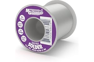 "MG Chemicals 63/37 No Clean Leaded Solder, 0.032"" Diameter, 1 lbs Spool" (4865-454G)