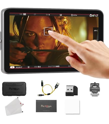 Amazon.com: Sony 3.5” LCD Vlog Monitor with Mount and USB-C Cable