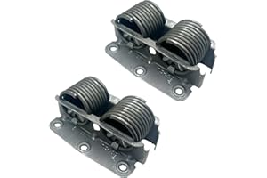 SupplyInfinite Platform Rocker Recliner Springs - Rocking Chair Springs - 5 1/8" Long x 3 9/16" Wide x 2 1/4" Height - Ideal for Rocking Chairs and Swivel Rocker Replacements | Set of 2