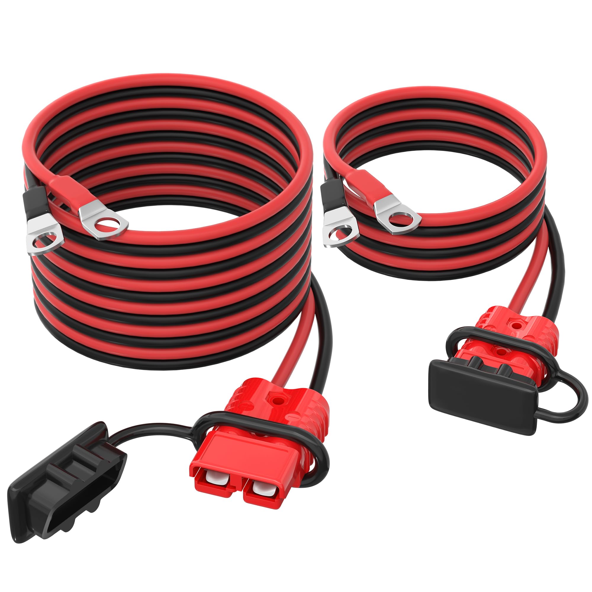 Photo 1 of RVBOATPAT 175A Battery Quick Disconnect Connector with 14FT 2AWG Copper Wiring Quick Disconnect Winch Power Cable Kit for Forklift Car Motor Tractor