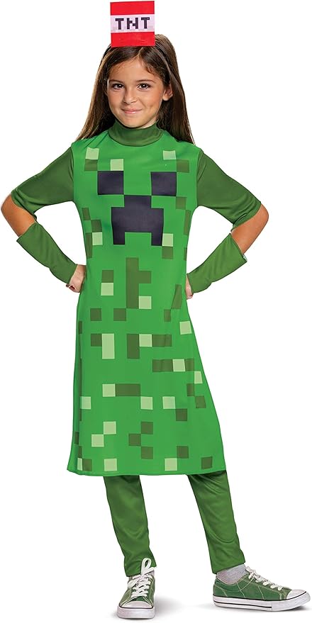 disguise minecraft creeper girls costume