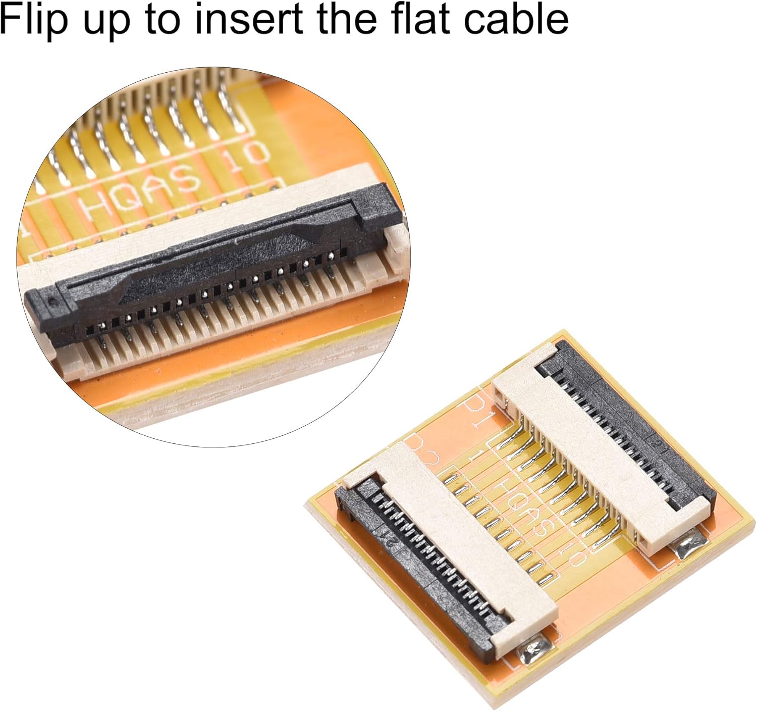 sourcing map Flexible Flat Cable (A Type) and Flip Up to Mount Extend Adapter Kit - Image 5