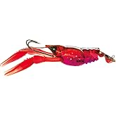 Yo-Zuri 3DB Crayfish Slow Sinking Lure, Prism Parrot, 3-Inch