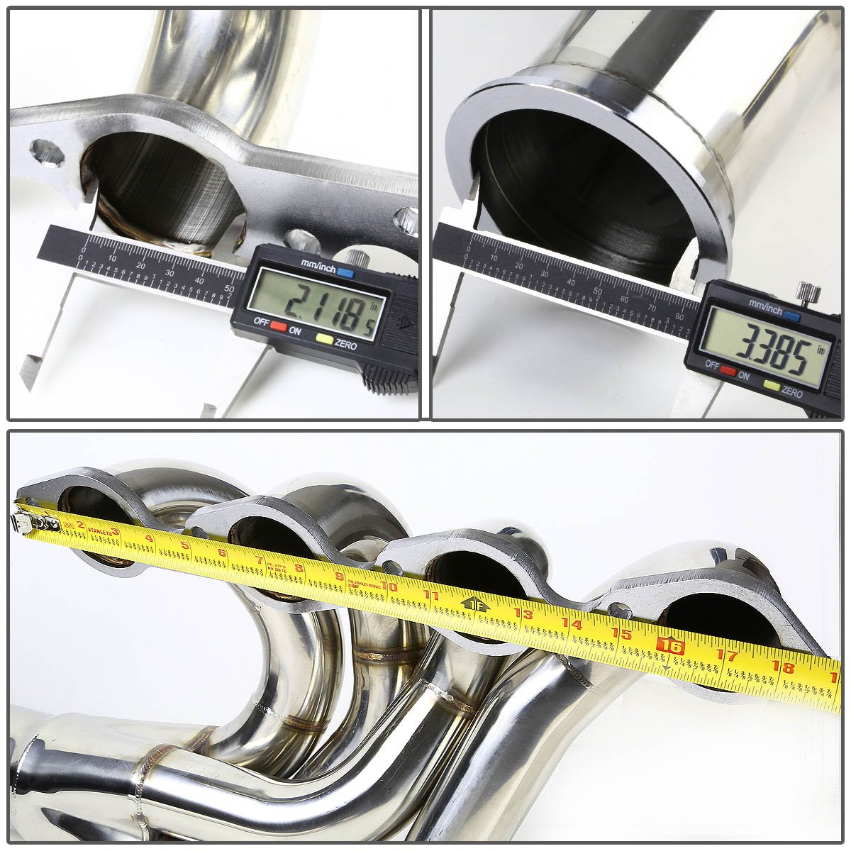 For Chevy Big Block 6 0 9 4 366 572 Bbc Stainless Steel Tubular