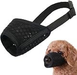 Mayerzon Dog Muzzle Soft Mesh Small Medium Large Breeds Panting Chewing