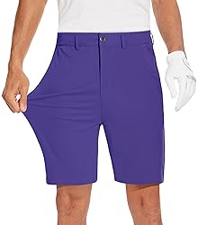 JWM Mens 7" Stretch Golf Shorts - Lightweight