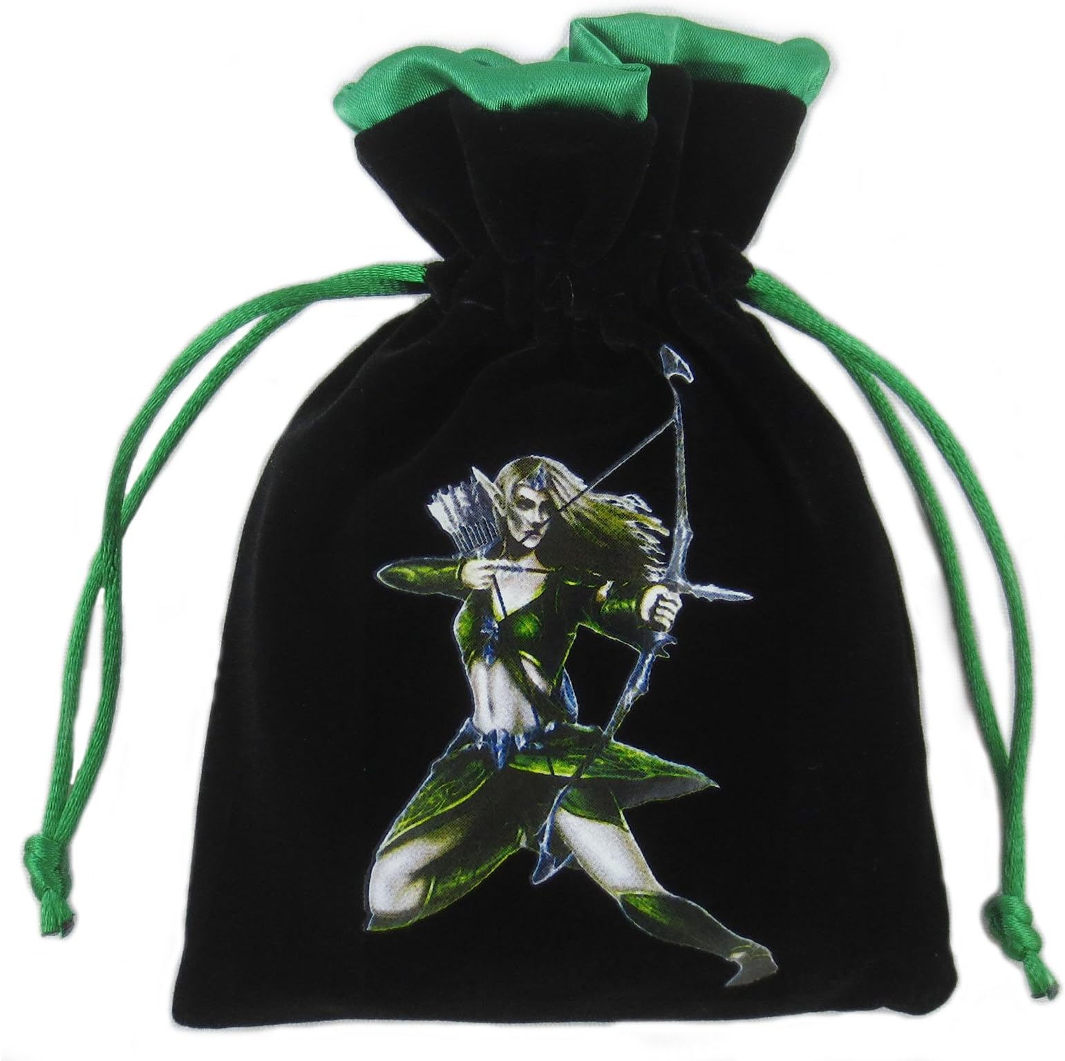 4x5 Premium Elven Velvet Dice Bag (Capacity is 5 Sets / 35 Dice)