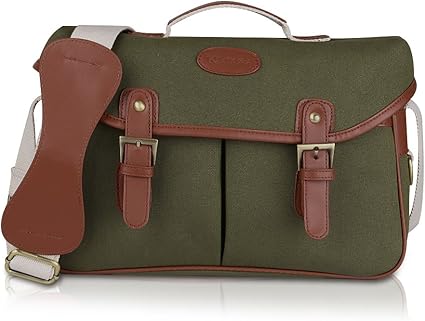 kattee leather canvas camera bag