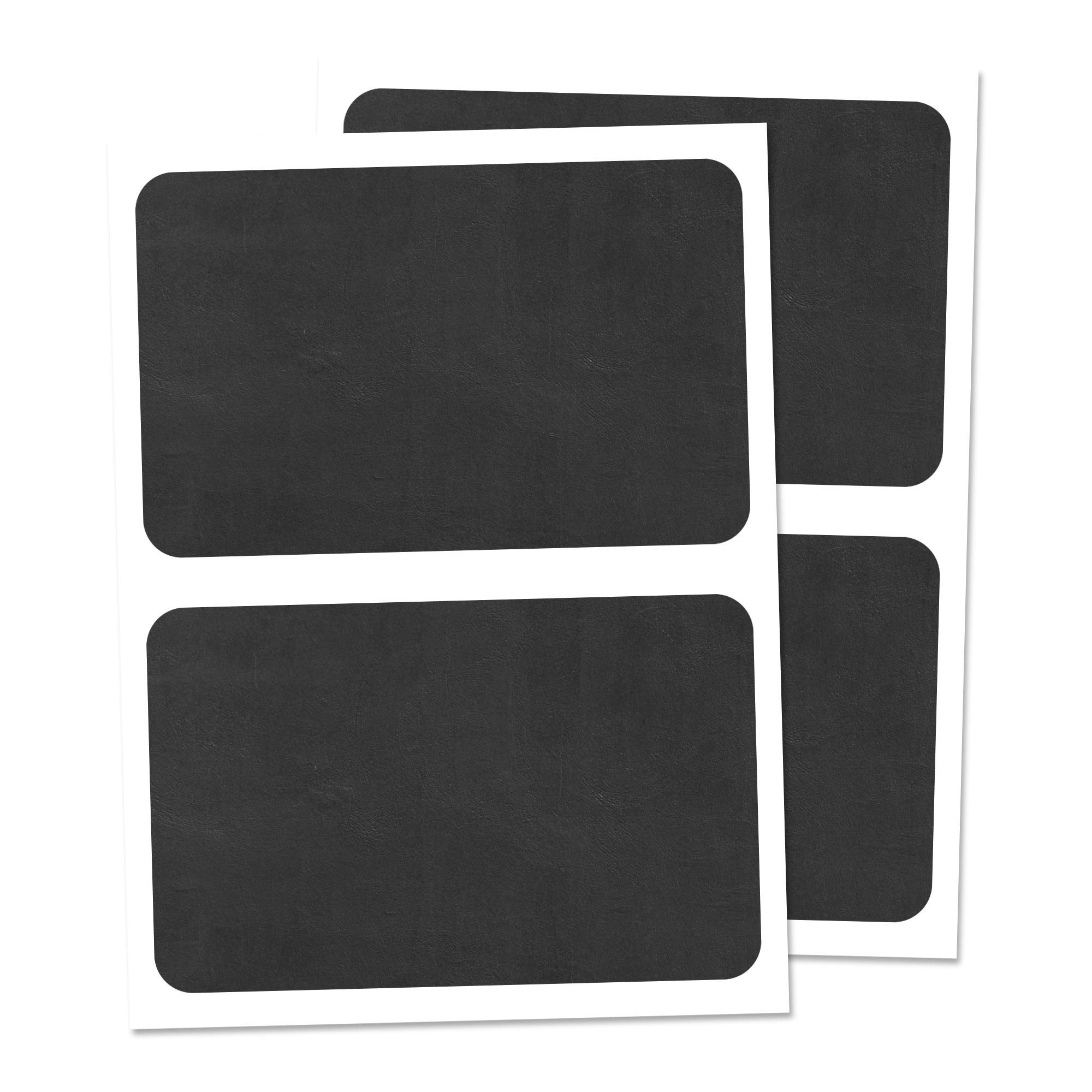 50-Pack, Large Chalkboard Labels Stickers, Erasable and Reusable - 15 x 10 cm
