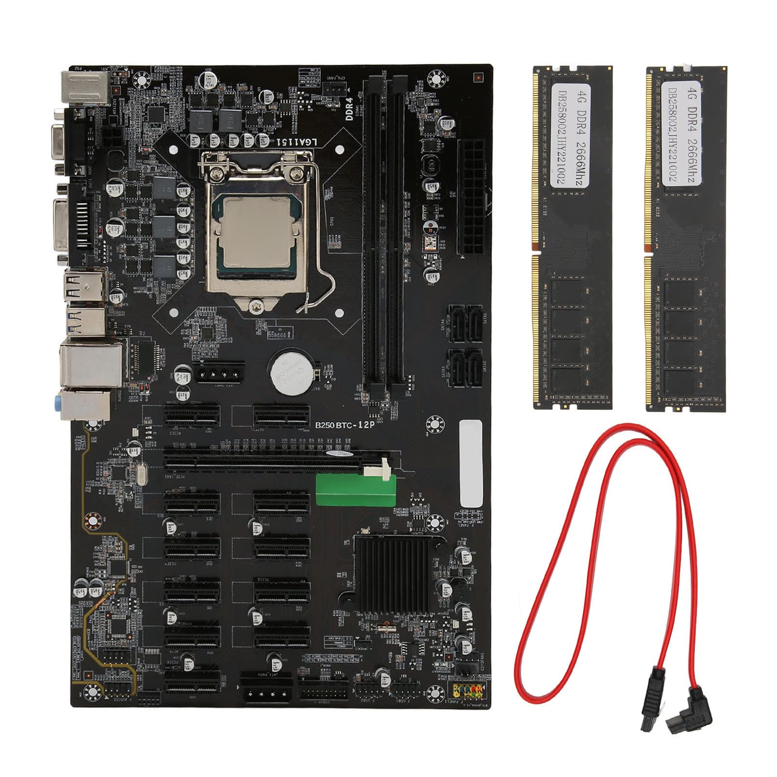 Photo 1 of DDR4 Motherboard, 8G Memory Multi Graphics PC Motherboard CPU Slot for LGA 1151, PCIE 16X, Support VGA DVI USB Port