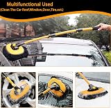 Harazaqa 15° Curved Car Cleaning Brush with Telescopic 43" Aluminum Handle view 4