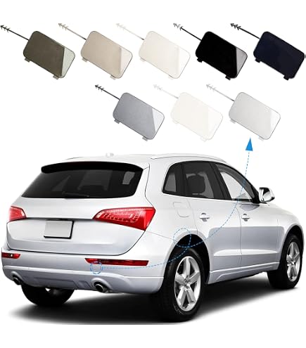 Rear Bumper Tow Hook Hole Eye Cover Cap For Audi Q5 SQ5 2021-2023 80A807442D New