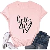 40th Birthday T-Shirt for Women Vintage 1985 Original Parts Happy Birthday Party Gift Top