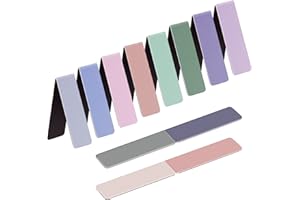 UpUDo 12 Pack Magnetic Bookmark, Book Marker Clip for Teachers, Students, Book Lovers, Printing on 2 Side