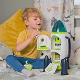 Science Kidz Space Rocket Set 42cm Lights Sounds 2 Astronauts Rover Kids 3-5 view 3