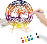 Walarky Viking Tree of Life Wall Decor 12x12 Wooden Art Nordic Rune view 5