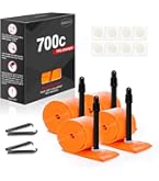 Tpu Tube Ridenow TPU Inner Tubes (2-Pack) - 700x32-47C Ultra Lightweight Bike Tubes With 65mm Presta Valves & Patch Kit 700c Bike Tube