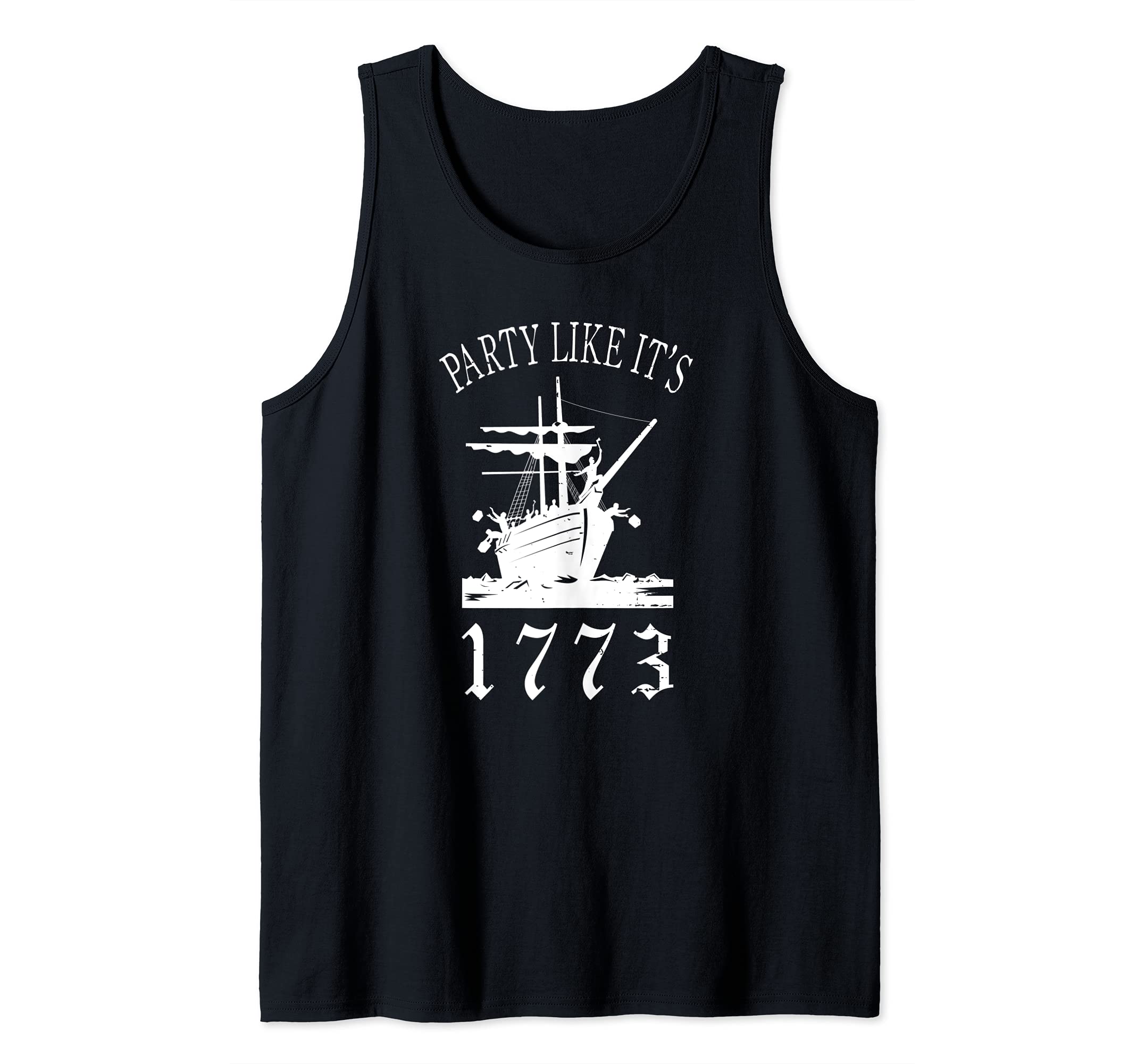 Party Like it's 1773 Boston Tea Funny Political Tank Top
