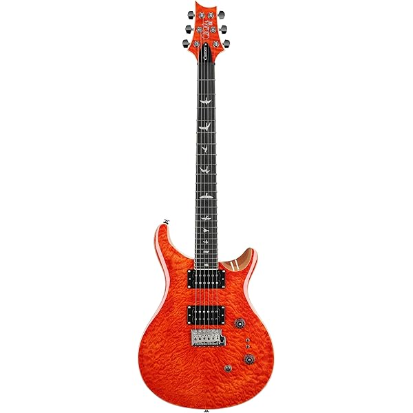 Amazon.com: PRS SE McCarty 594 Exclusive Quilt, Blood Orange