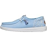 HEYDUDE Women's Wendy Funk Embroidered Floral Slip-On Loafers | Lightweight Comfortable Easy-On Casual Shoes