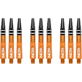RED DRAGON Nitrotech Short Stems - Orange - 3 Sets per Pack (9 Stems in Total)