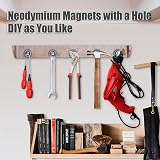 MIN CI 12 Pack Neodymium Magnets 16mm with Countersunk Hole and Screws view 7