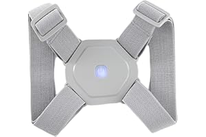 Posture Corrector, Adjustable Electronic Neck Hump Corrector, Vibration Reminder Back Straightener, Breathable Back Brace for