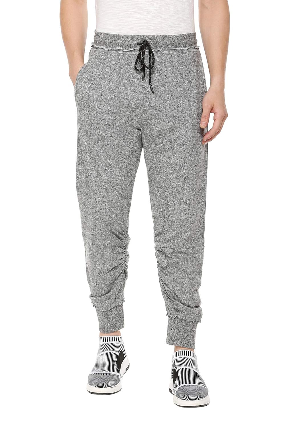 Buy People Men's Relaxed Fit Joggers (P6C105518GHR115_Grey_28) at Amazon.in