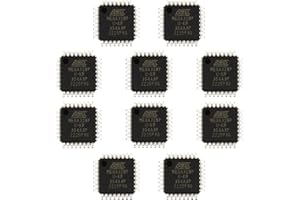 NAUGHTYSTARTS 10pcs ATMEGA328P-AU QFP ATMEGA328-AU TQFP ATMEGA328P MEGA328-AU SMD IC Chip