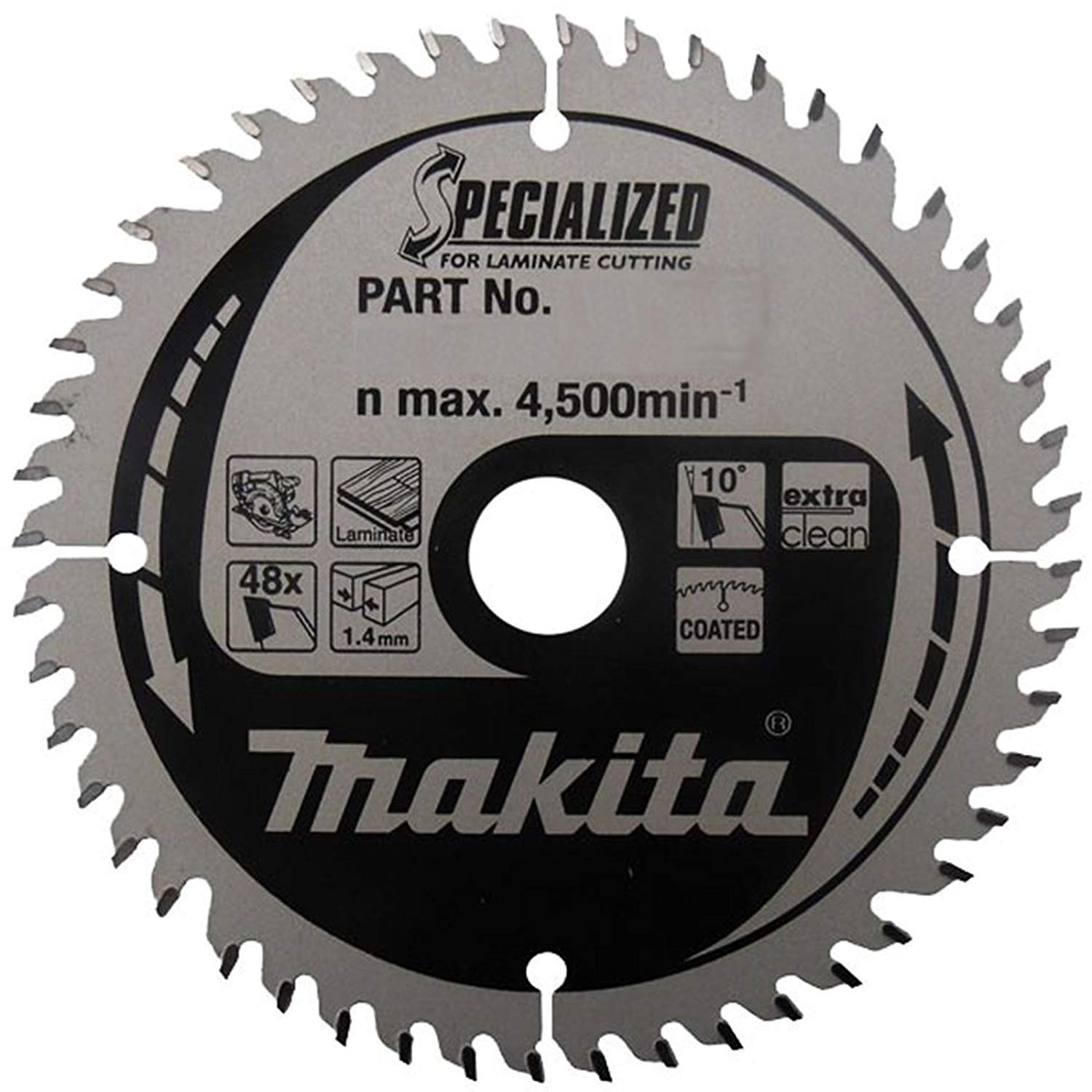 Makita B-33831 Specialized Blade for Laminate and Wood Cutting 165x20x52T