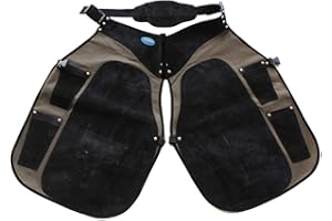PRORIDER Professional Equine Western Leather Fully Adjustable Equine Farrier Apron 23112